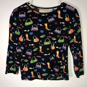 Vintage sequined top